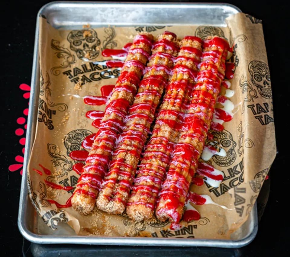 Guava and Cream Churros.