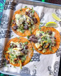 Caribbean Carne Tacos